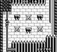 une photo d'Ã©cran de Castlevania - The Adventure sur Nintendo Game Boy